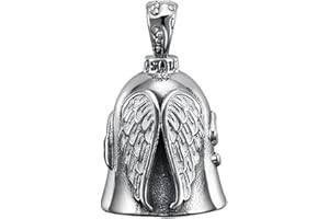 YONUARET Guardian Bell Campanella Moto, Guardian Bell Moto, Campanella Moto Portafortuna, Angeli Portachiavi, Con Anello Appeso, Guardian Bell Portafortuna Moto, Decorazione Auto Per Moto