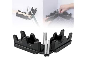 SHALWINN 2-in-1 Mitre Measuring Cutting Tool, Measuring and Sawing Mitre Angles Cutting Tool, Precise Miter Saw Protractor 85-180°Bevels Cutting Tool Miter Gauge Woodworking Tool