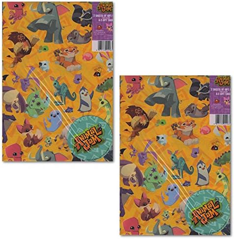 Animal Jam Gift Wrap Double Pack
