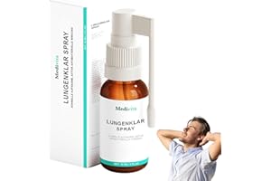 MMQ Medivita Lungenklar Spray, Medivita Lungen- und Atemwege Reinigungsspray, Professional Lungenreinigungs Spray, Natürlich Kräuter Lungenreinigungs Reparaturspray (1)