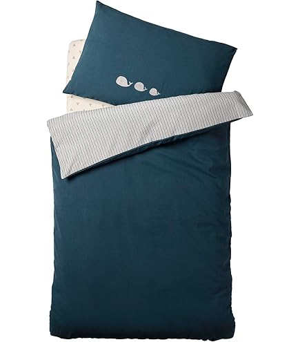 VERTBAUDET Parure Bébé Housse De Couette + Taie D'oreiller Unie En Gaze De Coton Bio* Vanille 80X120 40X60