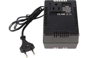 JENNGAOO Konwerter gniazda, przetwornik napięcia transformatora mocy 300 W adapter wtyczki podróżnej AC 220V na 110V do laptopów, aparatów fotograficznych (wtyczka europejska)