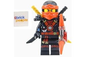 LEGO Ninjago: Deepstone Kai Ninja Minifigure Red Aeroblade Swords