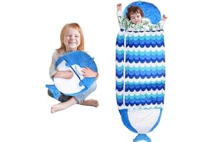 Discoball Sleeping Bags for Kids, Boys and Girls Plush Slumber Bag for Kindergarten/Travel/Camping/Daycare