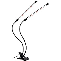 LEBANDWIT Plant lamp LED Plant Light Full Spectrum with 3 Timer Functions 3H / 9H / 12H, 9 dimmable brightnesses, 18W…