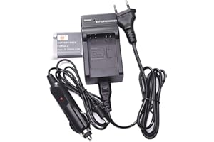 DSTE Rechange Batterie et DC23E Voyage Chargeur Compatible pour Canon NB-6L NB-6LH PowerShot SX600 SX240 SX260