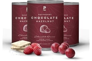 ‎P-STASH P-STASH Haselnuss weiße Schokolade mit Himbeere, Edle Haselnüsse 3x60g, fettfreie Trommelröstung, Nussmischung mit einzigartigen Gewürzkombinationen, Premium Nuts made in Berlin