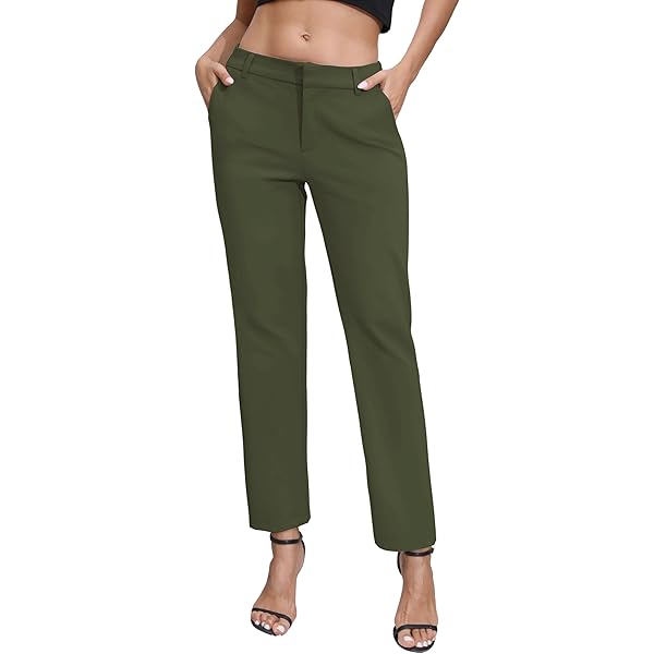 Urban CoCo Women's Stretchy Yoga Dress Pants Bootcut Work Slacks