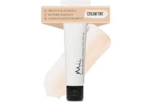Mii Cosmetics Skin Secret, Cream Tinted Moisturiser, SPF25, Ultra Lightweight Fluid Tint, with Micro Encapsulated Pigments for Natural Radiance, Seamlessly 02