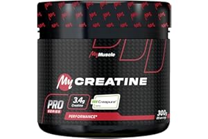 MyMUSCLE - My Creatine - Créatine Monohydrate en Poudre Label Creapure® - Saveur Neutre 300g - 88 Portions