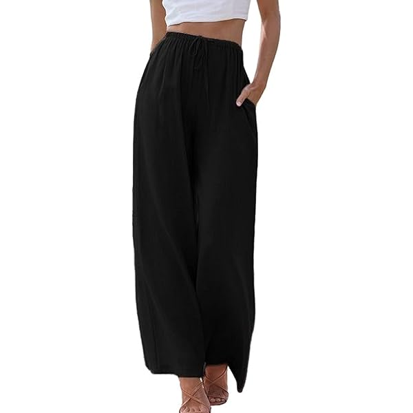 KOG Damen Leinenhose - Bequeme Cargohose Für Sommer & Freizeit In Größen S-5XL