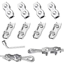 Maillons Rapides AMIG Lot De 2 - Acier Galvanisé | Ø4x40mm | Pour Cordes, Chaînes, Camping | Fermeture Filetée