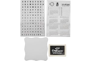 NOBRANDS Timbro in silicone trasparente trasparente, timbri trasparenti per album di ritagli per conti manuali fai-da-te, timbro decorativo per calendario di album fotografici, per la decorazione di diari