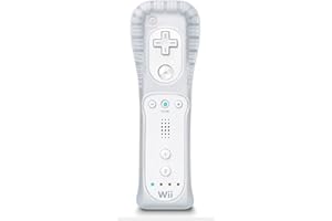 SATKIT Mando para Videoconsola Wii, Remote con Wii Motion Plus Incorporado [Compatible] Blanco
