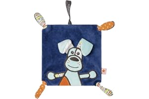 Fashy Heat Pack Dog with Cherry Pips Filling and Printed Cotton Inner and Removable Washable Cover, 0.2, Navy, 200 g
