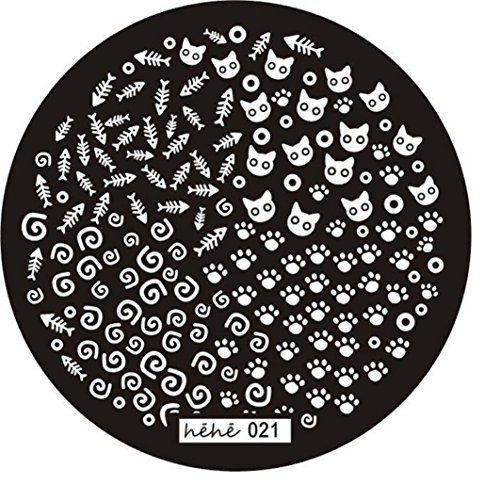 LHWY Nail Art Image Stamp Stamping Plates Manicure Template Hehe Series