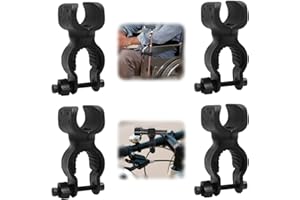 TMZELOA 4PCS Bastone per Sedia a Rotelle Universali, Supporti Multiuso per Bastone da Passeggio Supporto per Canna per Deambulatore Sedia a Rotelle Scooter Stampelle Stampella 360° Supporto Per Bastones