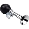 Luyoah Classic Bike Horn Retro Metal Air Horn Traditional Bicycle Horn for Adults and Kids Twist Loudspeaker Siren Hooter Air Horn for Bicycle Handle Bar(Black)