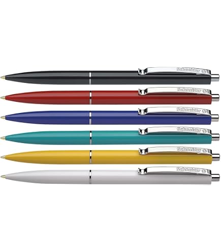 Penna a sfera a scatto K20 Icy Colours Schneider - nero