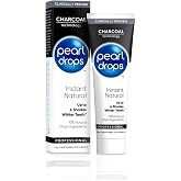 Pearl Drops Instant Natural - Beyazlatıcı Diş Macunu, Aktif Karbonlu,Anında Etkili,%93 Doğal İ&ccedil;erikli, SLS İ&ccedil;ermez 75 ml