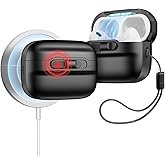 ESR AirPods Pro 2 i&ccedil;in Kılıf, MagSafe ile Uyumlu,D&uuml;şme &Ouml;nleyici Kilit | AirPods Pro 2/1 ile uyumlu, Kordonlu D&uuml;şme Koruması, 