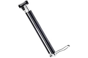 PRO BIKE TOOL Mini pompe à vélo au sol, Super rapide, sécurisé de gonflage Presta et valve Schrader Connexion. Haute Pression Pompe à vélo avec pied de stabilisation Peg pour pneus, Route, hybride et de matièr