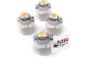 ‎MR-STYLE MR-Style Set Aufkleber und 4x high Power LED Tachobeleuchtung (weiß) kompatibel mit Opel Zafira A Corsa C Tigra Twin, Instrumentenbeleuchtung Umbauset