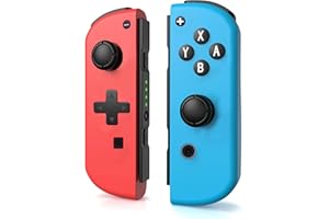 LAMPELC Switch Controller, Controllori senza fili Sinistra e Destra Switch/OLED/Lite Supporto, Replacement Controller Gyro Axis/Double Vibration/Screenshot