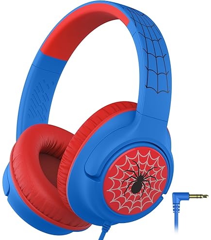 iClever Hoofdtelefoon voor kinderen, kattenoren, led light-up, voor kinderen, bluetooth, draadloze opvouwbare hoofdtelefoon, over-ear voor school, tafel, pc