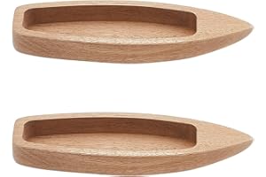 GORGECRAFT 2pz Modello di Barca in Legno Barca in Legno Non Finita Artigianato Mini Nautico Pesca Barca A Vela Canoa in Legno Progetto Artigianale Desktop Oceano Paesaggio Ornamento per Centrotavola