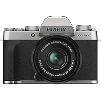 Fujifilm X-T200 24.2 MP Mirrorless Camera with XC 15-45 mm Lens (APS-C Sensor, Electronic Viewfinder, 3.5" Vari-Angle…