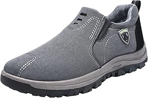 NOAGENJT Sneakers Uomo per Il Tempo Libero da Alpinismo Casual in Tinta Unita in Morbida Pelle Scamosciata Traspirante da Uomo Scarpette per Jogging