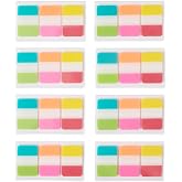 Amazon Basics Sticky Colored Tabs for Books, Self Adhesive Bookmarks for Writing Reading Notes, Files, Office, Assorted Pack
