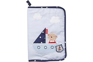 Fehn 078695 Ocean Club Étui pour carnet de santé pour carnet de maternité, carnet de santé, carnet de vaccination, carte d'assurance – Rangez et protège les documents importants pour maman et bébé