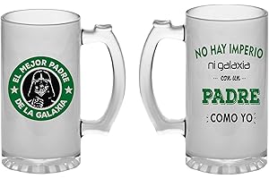 LOS EVENTOS DE LA TATA. DETALLES QUE ENAMORAN Los Eventos de la Tata. Jarra de Cerveza Regalo para Padre (Mejor Padre)