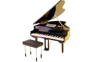 Shoponica Hand made Wooden Miniature Black Piano Replica
