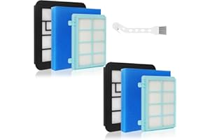 AWINKER 2 Stück Filter für Philips Power Pro Compact FC8010/01 FC9330 FC9331 FC9332 FC9333 FC9334 FC9555 FC9550