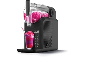 Seeger SuperSlush Machine a Granita, 7-in-1 Slush Machine, Capacité 2L, 7 Programmes Prédéfinis, Granités, Cocktails, Frappés, Milkshakes, Granite, Slushy, Noir, SLFR1BK