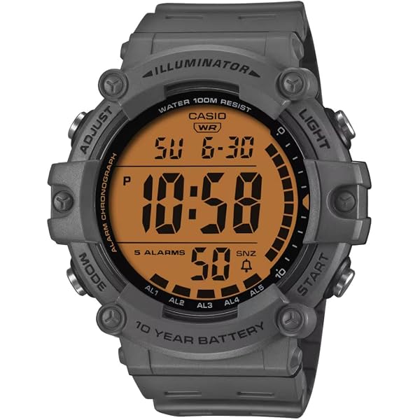 Montre Digitale CASIO 60QS-20 Homme - Chronographe Quartz, à Restaurer, En état