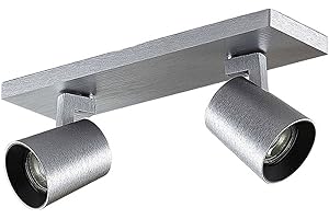 ‎ARCCHIO Arcchio Strahler 'Iavo' (Modern) in Alu aus Metall u.a. für Flur & Treppenhaus (2 flammig, GU10) - Deckenlampe, Deckenleuchte, Lampe, Spot, Flurleuchte