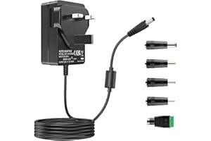 TKDY 18V 1A AC DC Power Supply Adapter, 18 Volt 1000mA 800mA 750mA 500mA 400mA for Most 18V Electronics,Center Positive (Not for drill or guitar, Not battery charger)