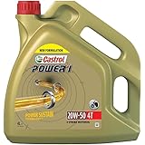 Castrol 15049B POWER 4T 1 4T 20W-50 4-Takt Motorrad Motorenöl 4L