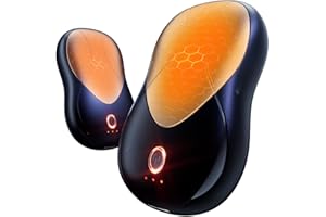 bseah Magnetic Rechargeable Hand Warmers 2 Pack, 3 Levels Heat, Portable Pocket-Sized Heater Ultrathin Electric Handwarmers, Tech Gifts for Men Women Raynauds Golf Skiing Hiking Camping Climbing Fishi