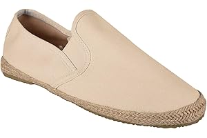 M1427 New Mens Slip on Espadrilles Flat Canvas Deck Boat Shoes UK Sizes 6-12 Multipurpose