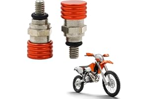 USTPO Motorrad M4 0,7 mm Druckentlastung CNC Aluminium passend für K.T.M. SX SXF EXC SMR 125 150 250 350 450 alle Modelle Fahrräder – Orange