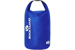 ROCK CLOUD Dry Bag Waterproof 40L Dry Sack for Kayaking Rafting Boating Beach Surfing Swimming Canoe Camping Hiking Fishing Ski