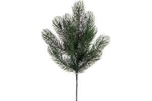 ‎BOTANIC-HAUS Botanic-Haus künstlicher Kiefernast/Weihnachtszweig Karpaten Spritzguss groß Farbe: dunkelgrün