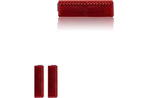 MGMSINYO Reflector Self Adhesive Rectangle 76X22mm Safety Waterproof Stick on for Driveway Mailbox Trees