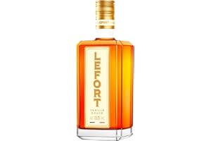 AUGUSTIN LEFORT LEFORT - Blanc - Spiritueux À Base d’Eau de Vie, de Whisky LEFORT & d’Arômes Naturels de Vanille Douce Biologique - 35% Alcool - Origine : France - Bouteille 70 cl