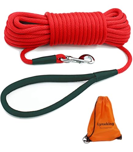 Guinzaglio Lungo Per Cani Joytale 5/10/15/20 Metri - Con Gancio Robusto E Manico Imbottito